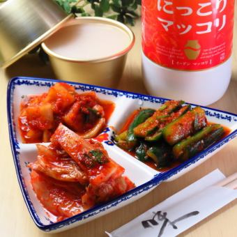 キムチ盛り合わせ