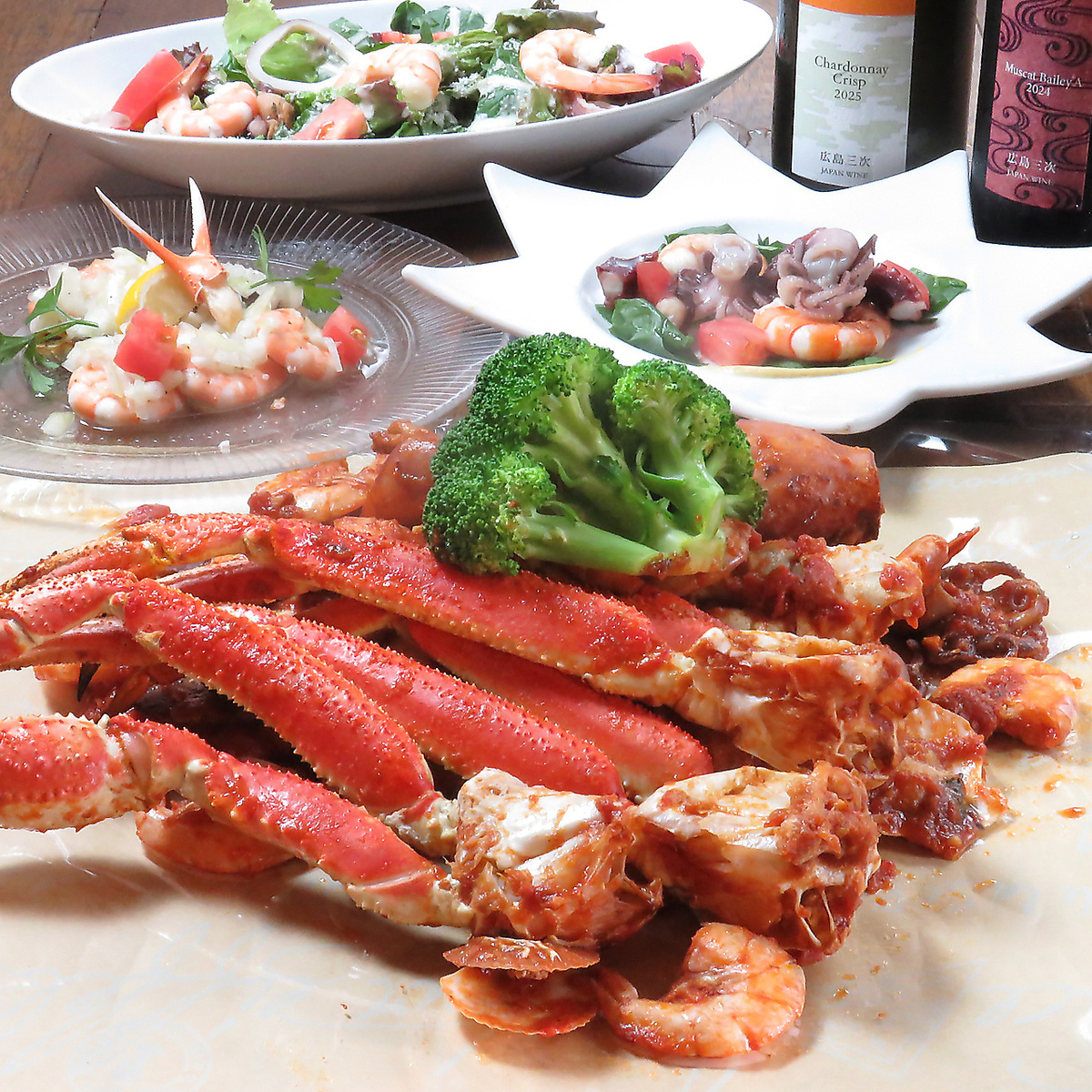 [3-hour all-you-can-drink included] 8 dishes including salad, seared beef loin, and pizza - from 6000 yen