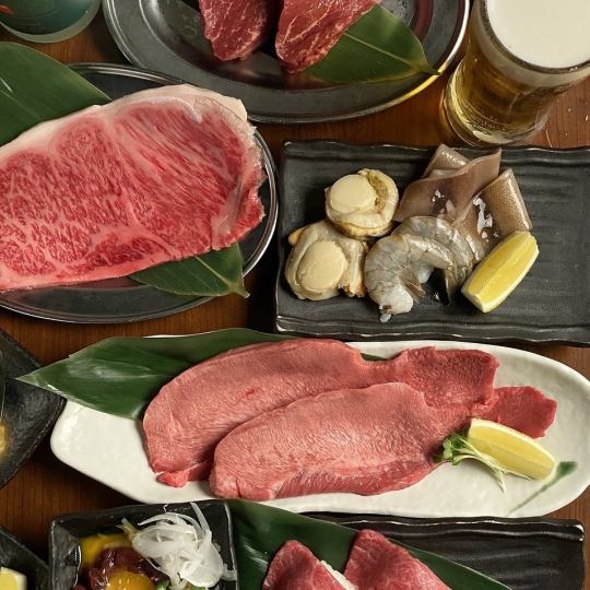 [90-minute limit] Ohatsutenjin Wagyu all-you-can-eat course ◆ Enjoy Wagyu beef ribs/Yaki-shabu shabu-style beef♪