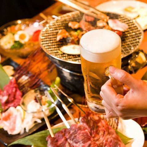 High-quality all-you-can-eat yakiniku and all-you-can-drink from ¥3,480 (excluding tax)