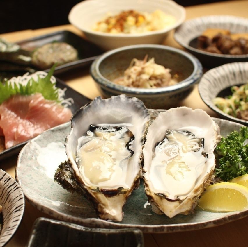 岩手県直送の牡蠣をはじめ、新鮮な海の幸の数々を堪能できます♪