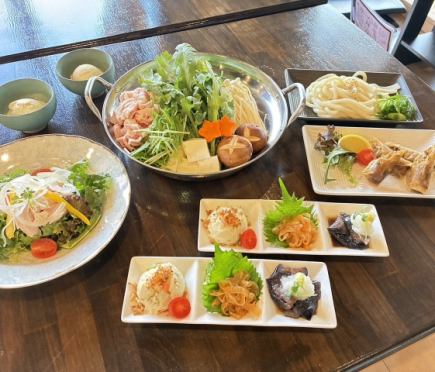 【とんすい鍋コース】影菜自慢のとんすいを中心にした鍋コース◇2980円(税込)