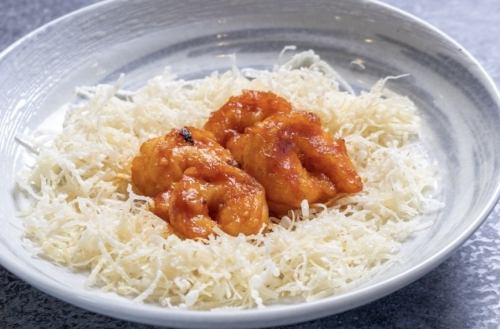 パリパリ海老のチリソース