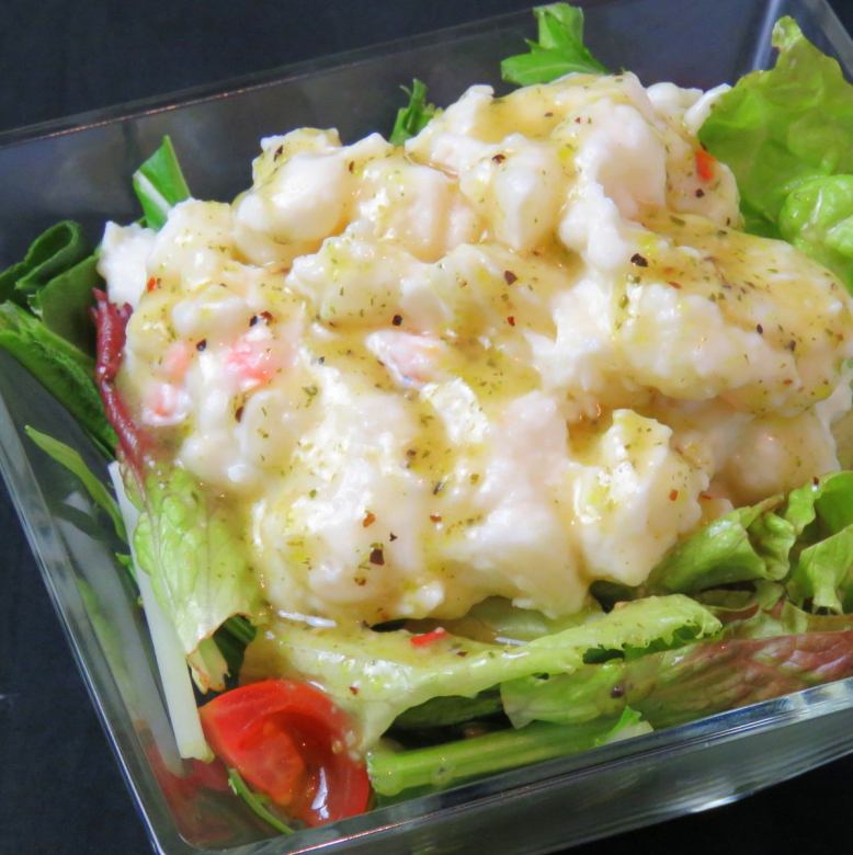 Thick basil and kokoro potato salad