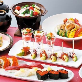 [共8道菜]女子派對套餐/3500日圓（含稅（3850日圓）[僅限餐點]