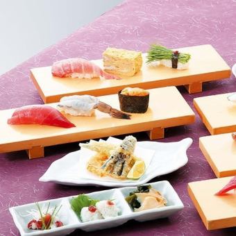 [Total 9 dishes] Sushi course/4,000 yen (4,400 yen including tax) [Meal only]