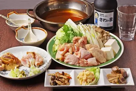 [Chicken Hot Pot Course] Hot Pepper Special Price: 4000 yen (tax included)