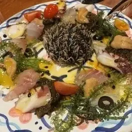 【幻の風味】白髭ウニと島ダコのカルパッチョ◆素材の味
