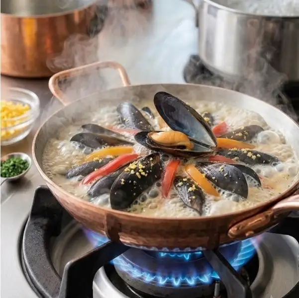 【魚介旨味】ムール貝のブイヨン蒸し◆旨味を凝縮