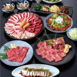 【飲み放題付き】宴コース◆三元豚のポッサムや焼肉盛り合わせなど全13品を堪能