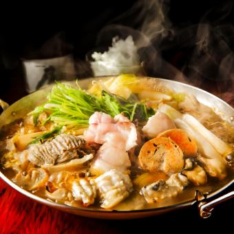 【刺身×和牛×選べる鍋】生ビールOK・３H飲み放題～全9品 5500円「贅沢鍋宴会コース」