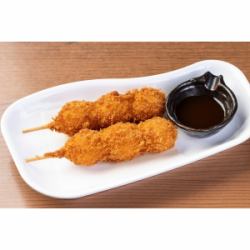 炸鵪鶉串(2串)