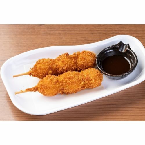炸鵪鶉串(2串)