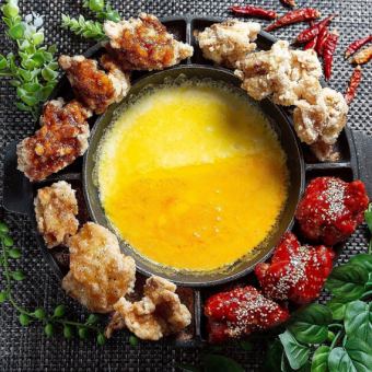 180分飲み放題●UFOチキン・チーズキンパなど6品3980円⇒2980円【+500円でサーモンレアカツ付】