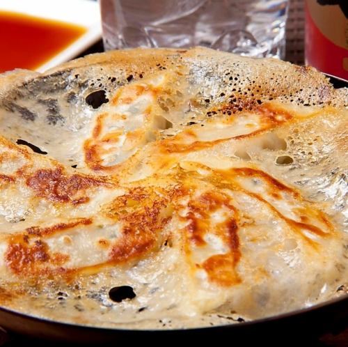 黑豬肉鐵板煎餃