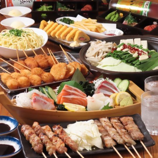 【博多の定番料理を満喫】選べるメインの『博多っ子コース』ゆったり120分飲み放題付《4980円(税込)》