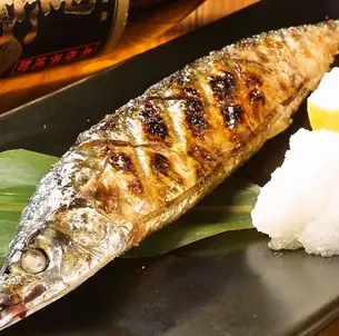 鹽烤秋刀魚