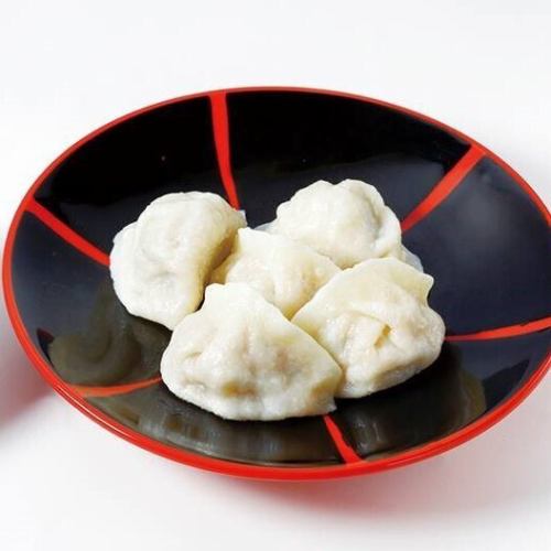 点心師が皮から作った水餃子5個