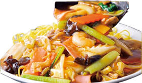 五目あんかけ焼きそば