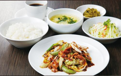 平日夜限定！ホイコーロー定食