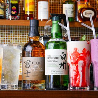 多彩なドリンクメニュー