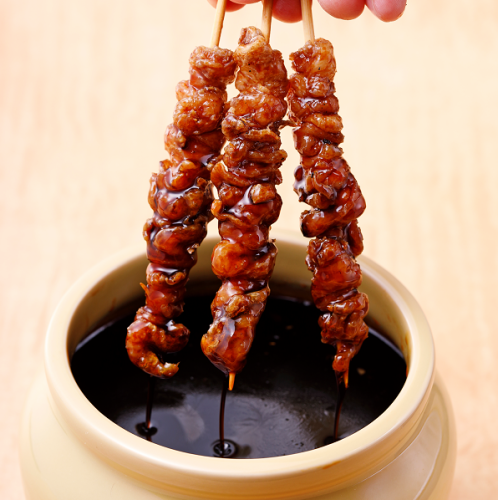博多とり皮巻き巻き串 1本