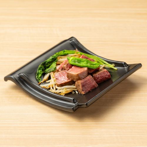 牛レアステーキ