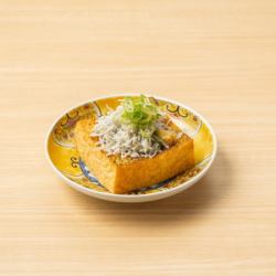 焼き厚揚げじゃこまみれ