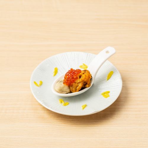 焼き牡蠣の宝石盛り(1個)