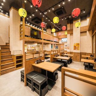 合コンや女子会、普段使いにも最適。幅広いシーンで使いやすい定番席♪
