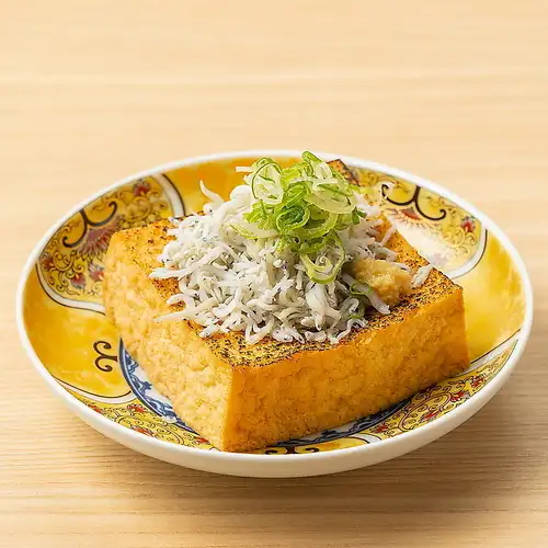 裹著乾沙丁魚的炸豆腐