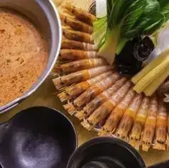 【麻辣海老しゃぶしゃぶ】1人前2,500円(税込) ご注文は2人前~