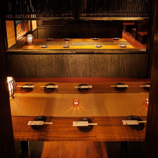 ◆ Group seats are also available ◆ Spacious seats that can accommodate up to 50 people !! The charter can accommodate up to 60 people.Please feel free to contact us for various banquet consultations.) [Shimonsen Shinagawa store]