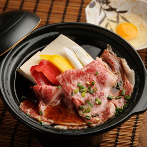 和牛のすき焼き小鍋