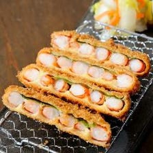 【6・7月】本マグロお造り・海老カツ・国産もち豚蒸しギョプサルコース4000円（料理のみ／10品）