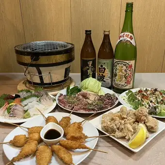 【料理のみ】七輪で焼くあぶり焼きコース2000円(税込)～★＋2000円(税込)で飲み放題追加可能◎