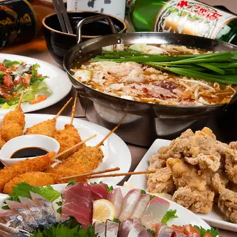 【料理のみ】3種類から選択可能♪鍋コース2000円(税込)～★＋2000円(税込)で飲み放題追加可能◎