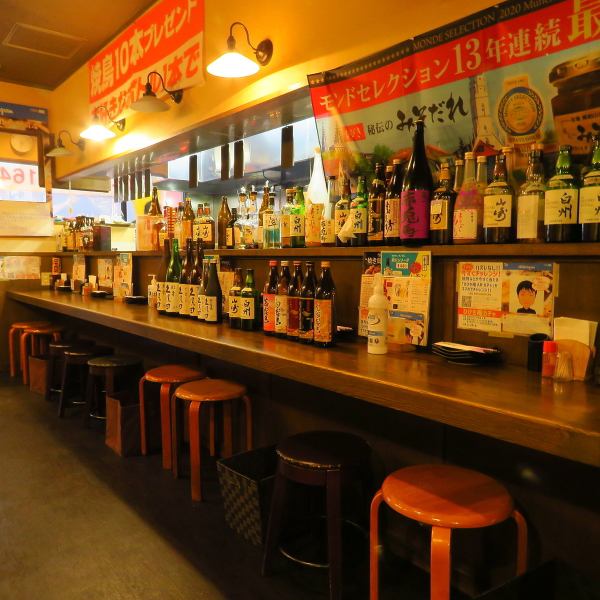 Eight counter seats that are easy for one person to use! You can spend a relaxing time with yakitori and sake on your way home from work or on vacation ♪ You can take yakitori sets and side dishes with you. For your family and acquaintances on your way home!