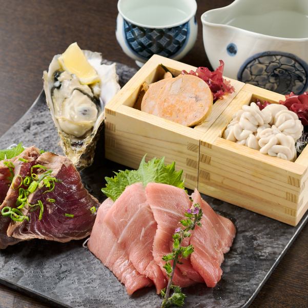 季節のおすすめメニューも充実。やきとりの他にも鮮魚メニューもあります。