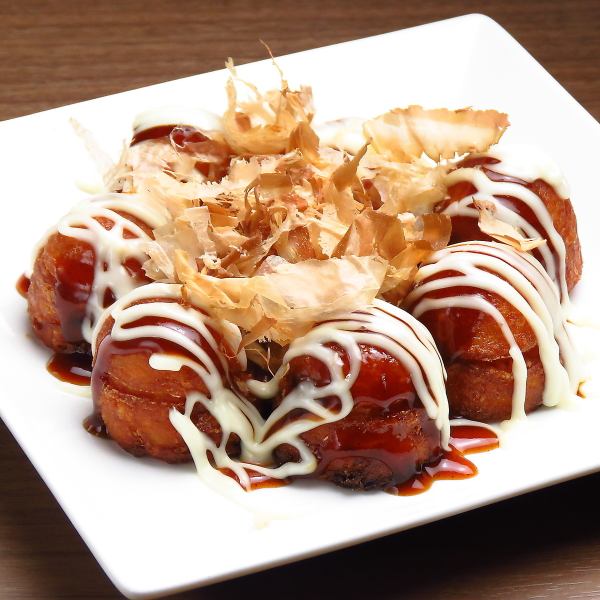 "Crispy fried takoyaki"