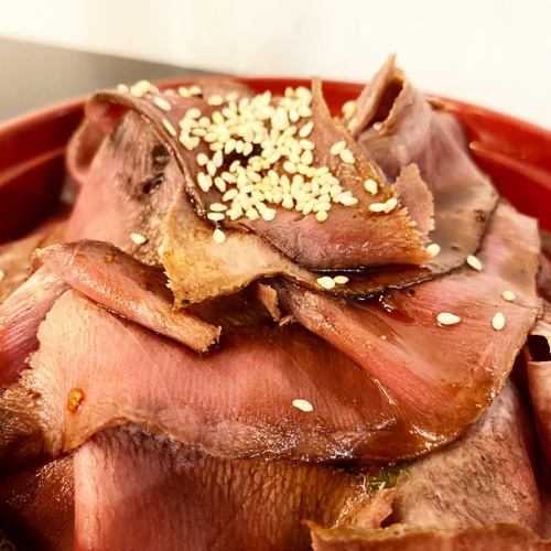 Beef tongue roast beef bowl