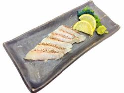 Salt-grilled Sakuradai sashimi