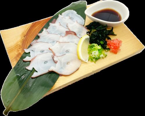 Raw octopus with ponzu sauce