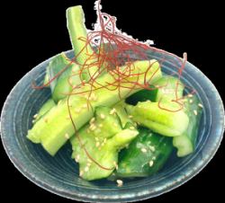 Salted cucumber