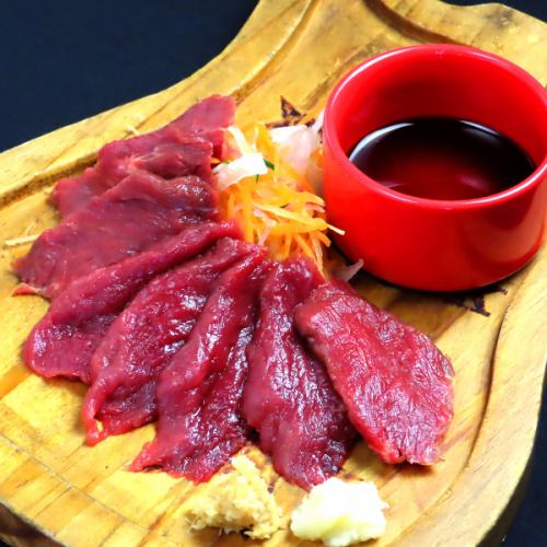 馬刺し　国産上ヒレ刺し