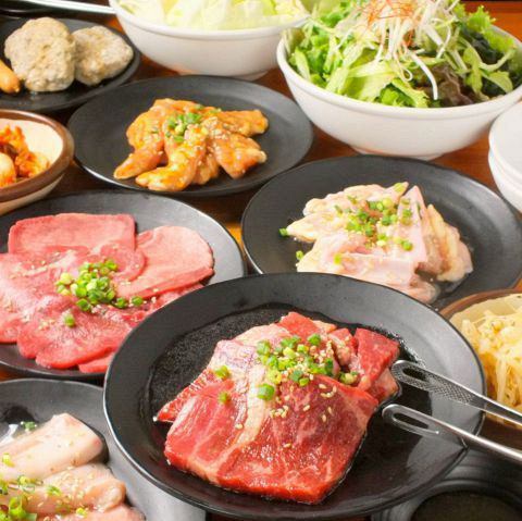 Meat and vegetables are delicious and healthy ♪ It is the perfect space for girls-only gatherings!