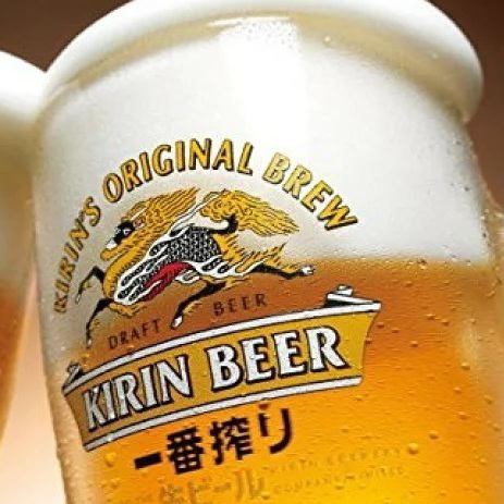 The all-you-can-drink course includes Kirin Ichiban draft beer!