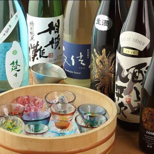 厳選日本酒が揃っています