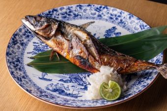 とろ鯖の一本焼き
