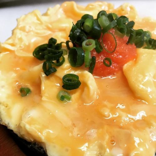 철판 푹신한 달걀 명란 치즈